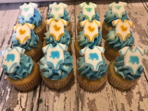Baby onesie Mini cupcakes- click this product to see available colors