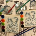 Boys Party - Dinosaur Paint Cookies - PYO party -12