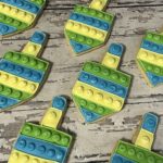 Large Fidget Dreidel Cookies - Chanukah Cookie Favors