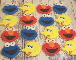 Sesame Street Elmo- Big Bird - Cookie Monster Cookies
