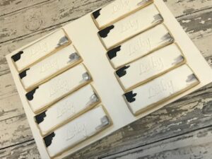 Embossed Rectangular Cookies