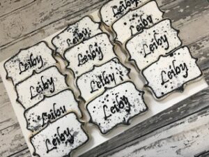 Bar Mitzvah Paint Cookies