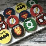 Superheros - Batman, spiderman and superman Party Favor Cookies
