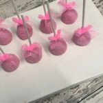 Pink Glitter Cake Pops