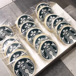 Starbucks cookies - Cookie favors