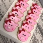 Pig Cookies - Cookie Favors - Pink Pig