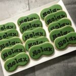 Relax Spa Mask Cookie Favors
