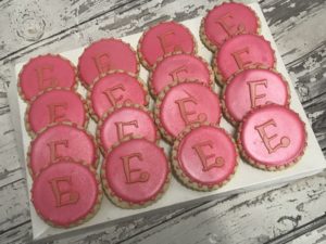 Monogram Round Cookies