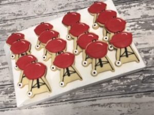 Grill BBQ Cookie Favors - Father's day