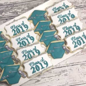 Graduation Cookies - Choose your colors to match your party