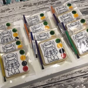 1 Dozen Ninja PYO Paint Cookie Favors