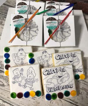 Captain Underpants Party cookies - Cookie Favors  - PYO party -12 Cookies