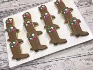 Western Cowgirl Cowboy Boot Cookies