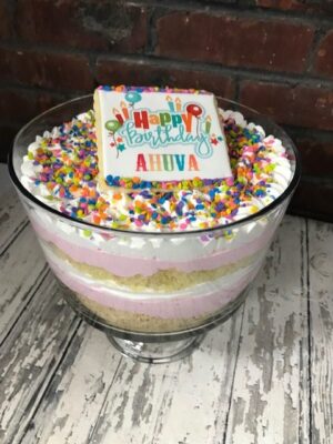 Birthday Strawberry Shortcake Trifle