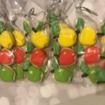 Apple Place Setting Cookies - 12 sets of 3 cookies in each bag (36 cookies total in 12 bags)