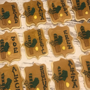 Sukkah Succot Succos Placecard Cookie Favors