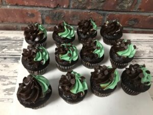 Chocolate Chip Mint Cupcakes
