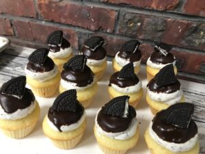 Oreo Cookie Frosted Cupcakes