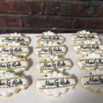 Engagement Plaque or wedding favor Cookies