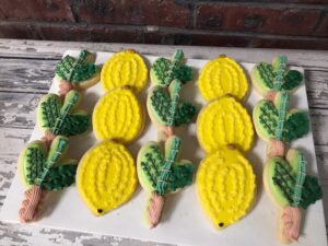 Lulav & Esrog Succos Sukkot etrog Cookies