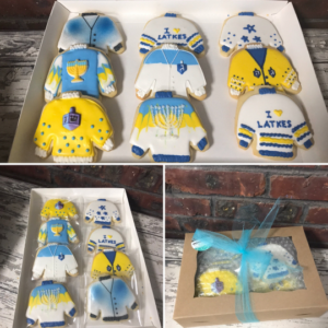 Chanukah Gift Box - Ugly Sweater Cookies - 8 Cookies