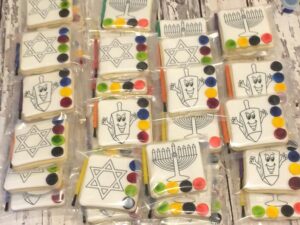 PYO Chanukah Paint Your Own Cookies - 12 Cookies - Hanukkah -
