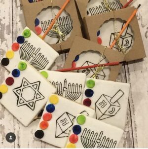 PYO Chanukah Paint Your Own Cookies - Chanuka Cookies - Hanukkah -