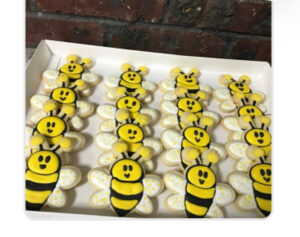 Bee Cookies Bumblebee - Kosher - Handmade - 1 Dozen