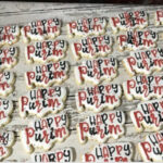 Happy Purim cookie favors- Kosher - Handmade - 1 Dozen- Individually bagged