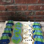 Travel suitcases world globe and airplane cookie set - Kosher - Handmade - 1 Dozen