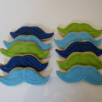 Mustache party favor cookies - Kosher - 1 Dozen