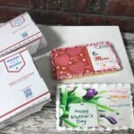 Free shipping LARGE Personalized Mother's Day cookie - Mothers day cookie card