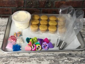 Cupcake Kit - Cookie Kits - Girls version - make your own cookies!! great quarantine activity