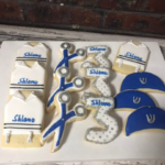 Assorted upsherin themed Cookies - Tzitzit Scissors Kippah and number 3
