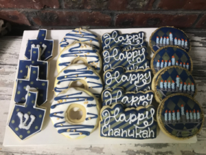 Chanukah Hanukka Gift Cookies - Cookie Favors