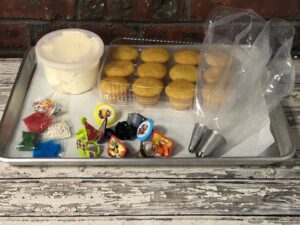 Cupcake Kit - Cookie Kits - Boys version - make your own cookies!! great quarantine activity