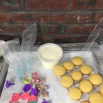 Mother's day rose Cupcake Kit - Cookie Kits - Girls version - make your own cookies!! great quarantine activity