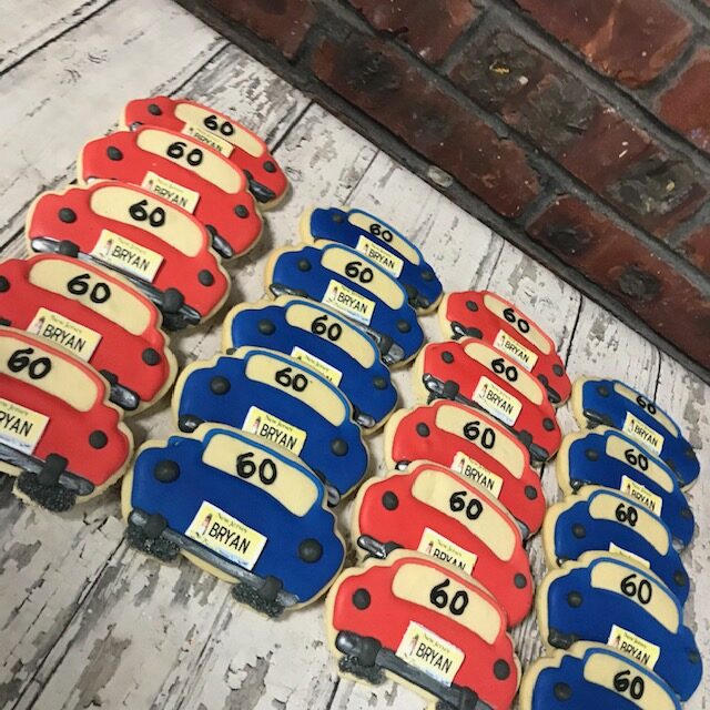 Car Cookies - Birthday Car cookies