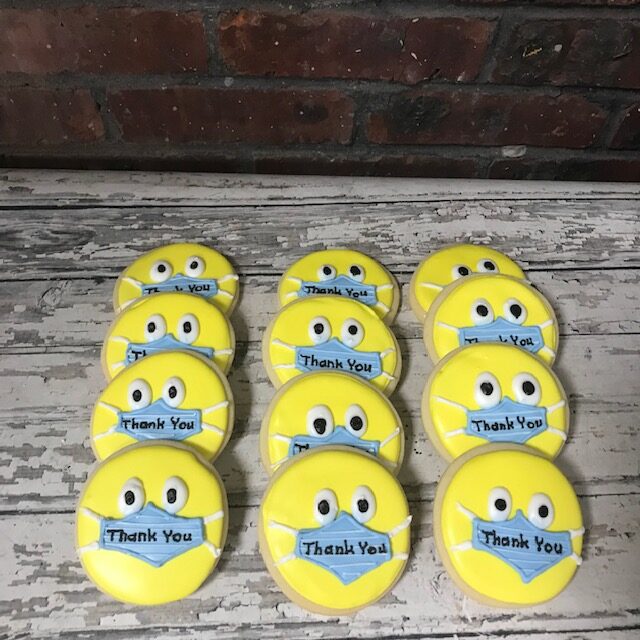 Smiley Emoji Mask Cookies