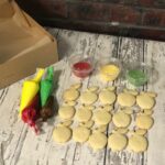 Rosh Hashana Cookie Kit LOCAL DELIVERY ONLY NO SHIPPING- Mini Apples - 16 mini cookies - cookie kits - Image 2