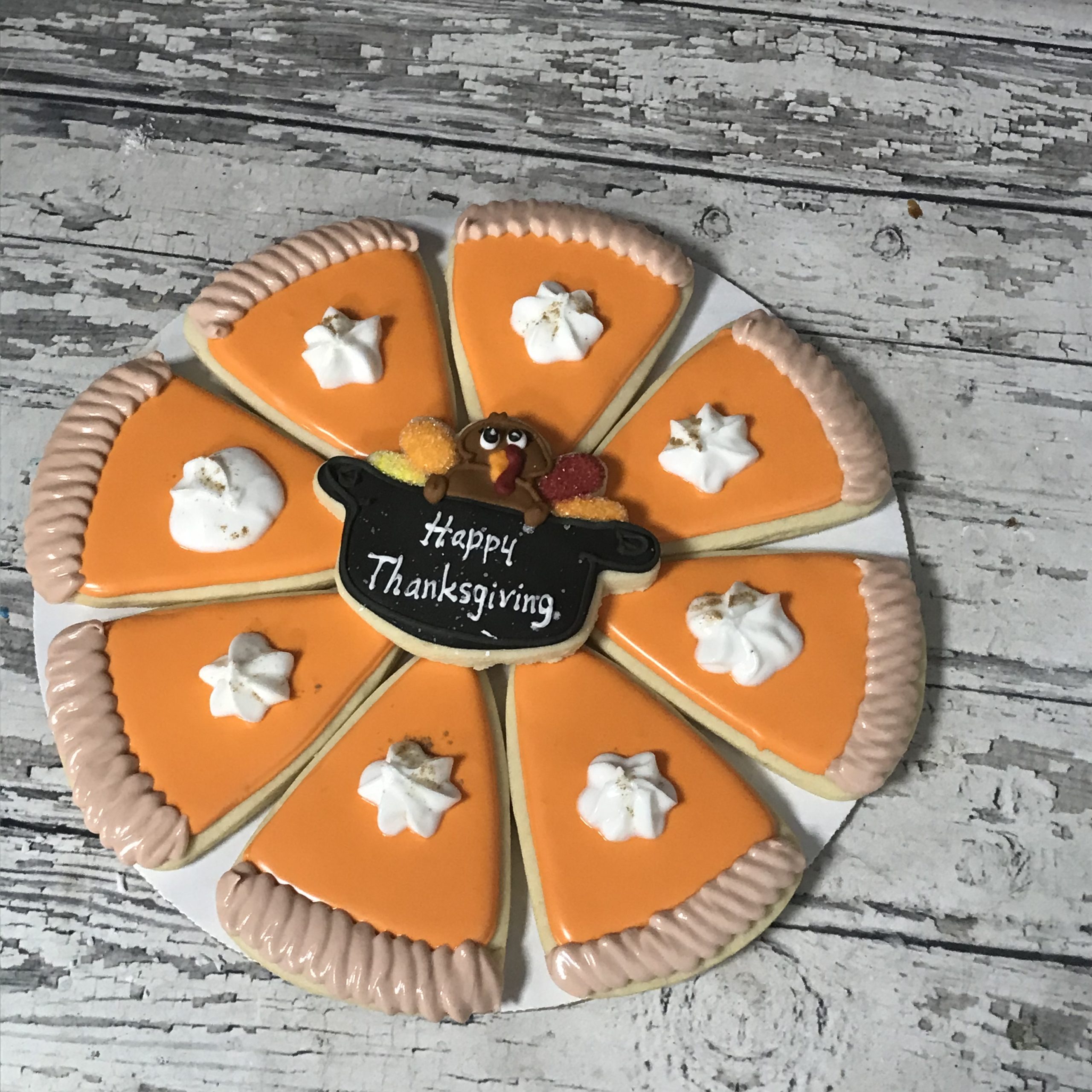 Thanksgiving Pie Cookie Gift