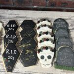 Rip 20’s Birthday cookies - Rip Youth Tombstone Cookies