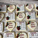 Save the date Bridal Shower Cookies - Calendar Cookies