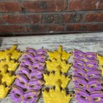 Purim Mask and Crown Cookies