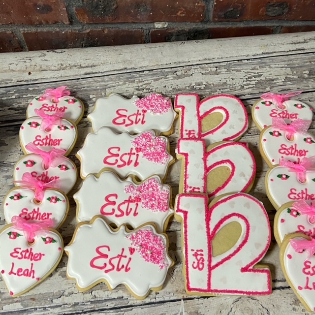 Bat Mitzvah - Bas Mitzvah cookies - 12
