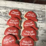 Trump hat cap cookies