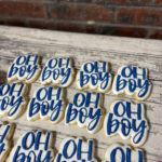 Oh boy - baby boy cookies