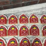 Barn Cookies - Farm Party Favor cookies