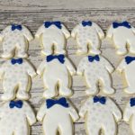 Baby boy sleeper cookies