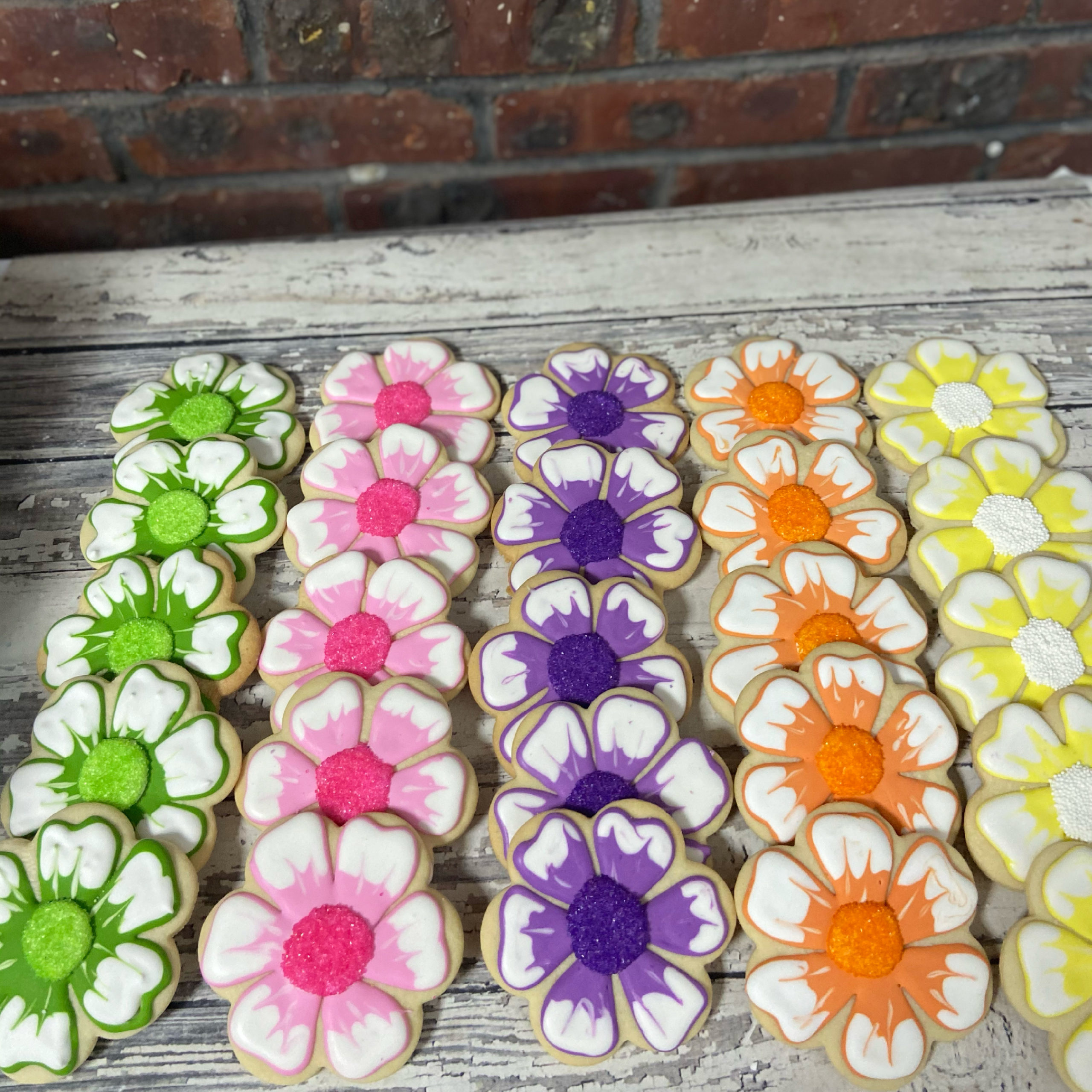 Flower Cookies - party Cookie Favor - shavuos